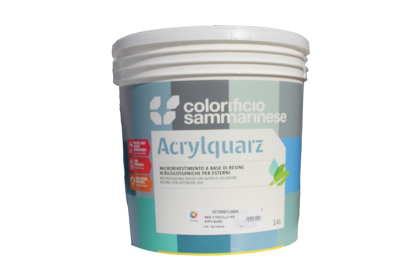 SAMMARINESE ACRYLQUARZ - Microrivestimento a base di resine acrilsilossaniche 40.99 Centro Vernice