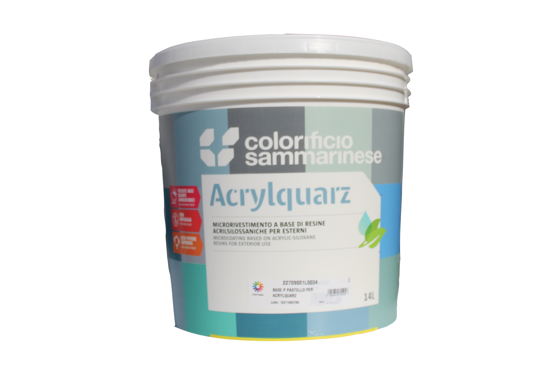 SAMMARINESE ACRYLQUARZ - Microrivestimento a base di resine acrilsilossaniche 40.99 Centro Vernice