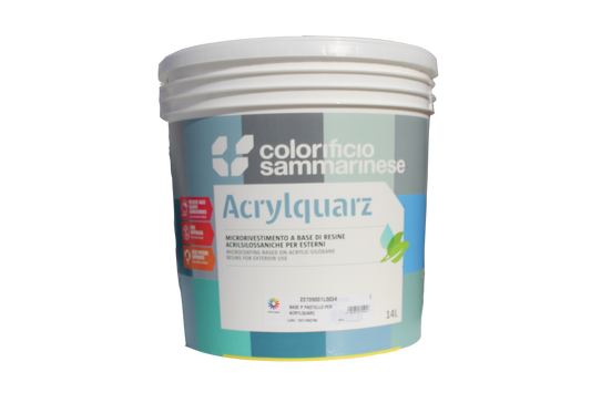 SAMMARINESE ACRYLQUARZ - Microrivestimento a base di resine acrilsilossaniche 40.99 Centro Vernice