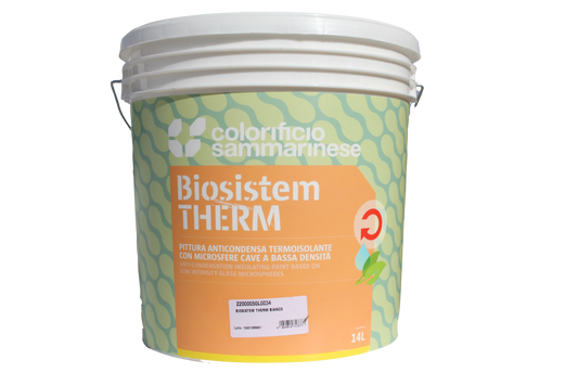 SAMMARINESE BIOSISTEM THERM - Idropittura anticondensa con microsfere di vetro 87.49 Centro Vernice