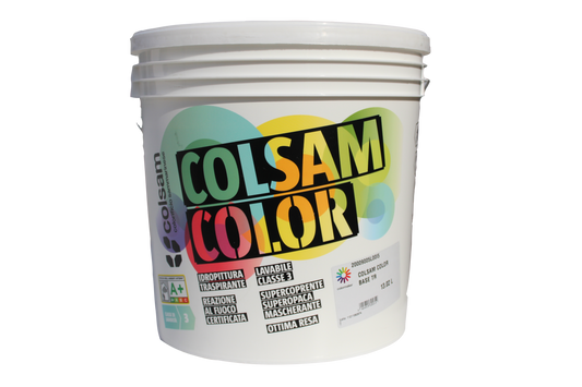 SAMMARINESE COLSAM COLOR - Idropittura traspirante lavabile per interni classe A+ 5.29 Centro Vernice